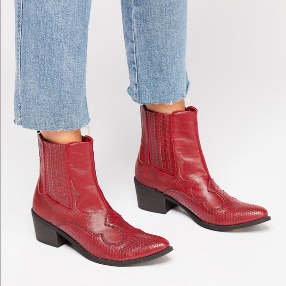 Matisse Red Cavalier Boots